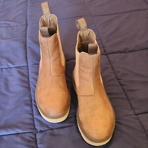 Sorel Tan Leather Combat Boots